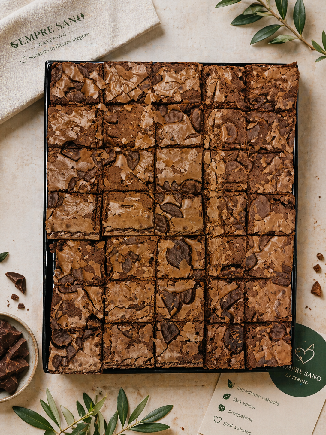 Classic Brownie cu ciocolată