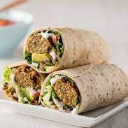 Wrap cu hummus si falafel - de post